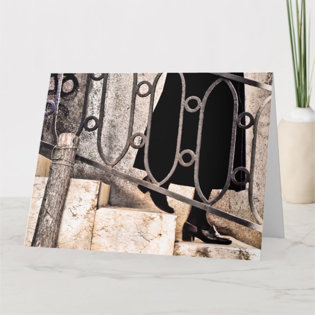 N'EST PAS UNE Carte de voeux PLIÉE NUN (Devant)