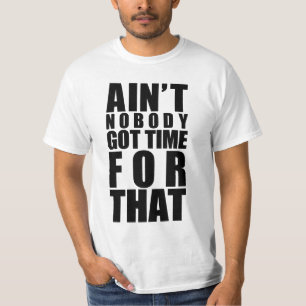 N'est personne heure obtenue pour ce T-shirt