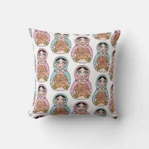 Nesting Stempiler Doll matryoshka Coussin Cushion