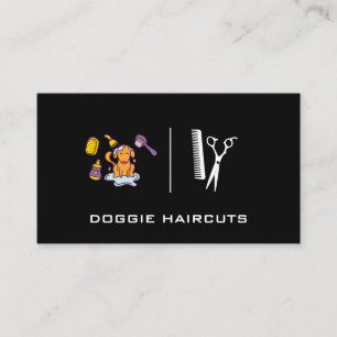 Nettoyage du bain de chien   Carte de visite en cr