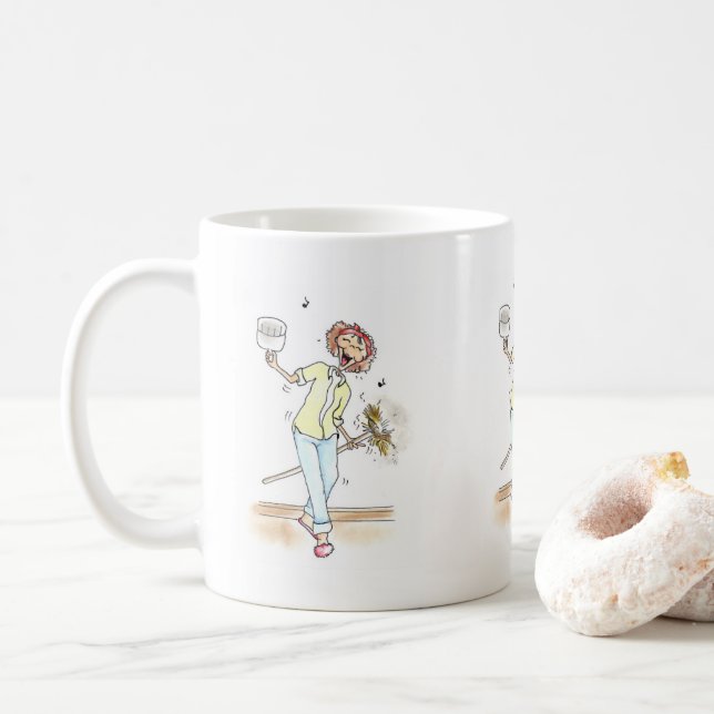 Nettoyage Lady Mug (Avec donut)