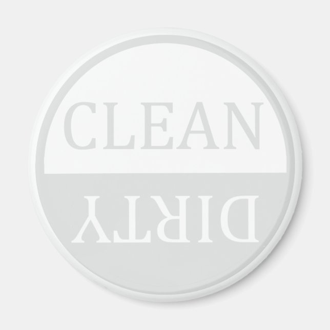 Nettoyer aimant lave-vaisselle gris clair sale (Devant)