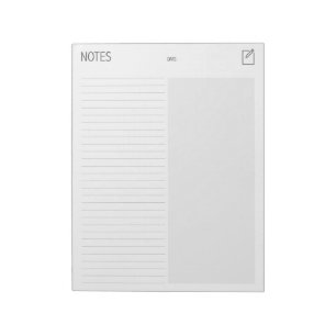 Nettoyer + Bloc-notes simple
