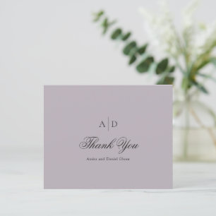 Nettoyer Dusty Lilac Budget Mariage Carte de remer