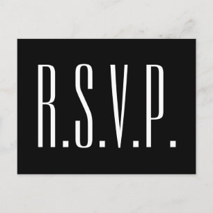 Nettoyer la carte postale RSVP