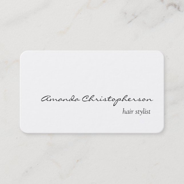 Nettoyer le Carte de visite arrondi (Devant)