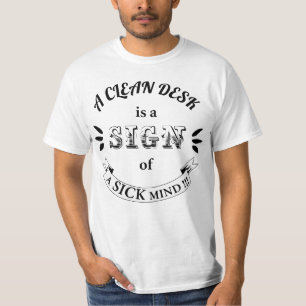 Nettoyer les devis amusants du bureau T-shirt