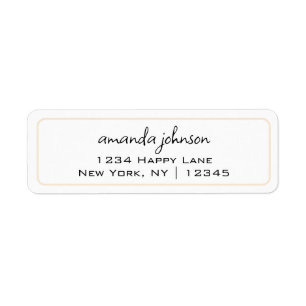 Nettoyer un Étiquette Décontracté simple et inform