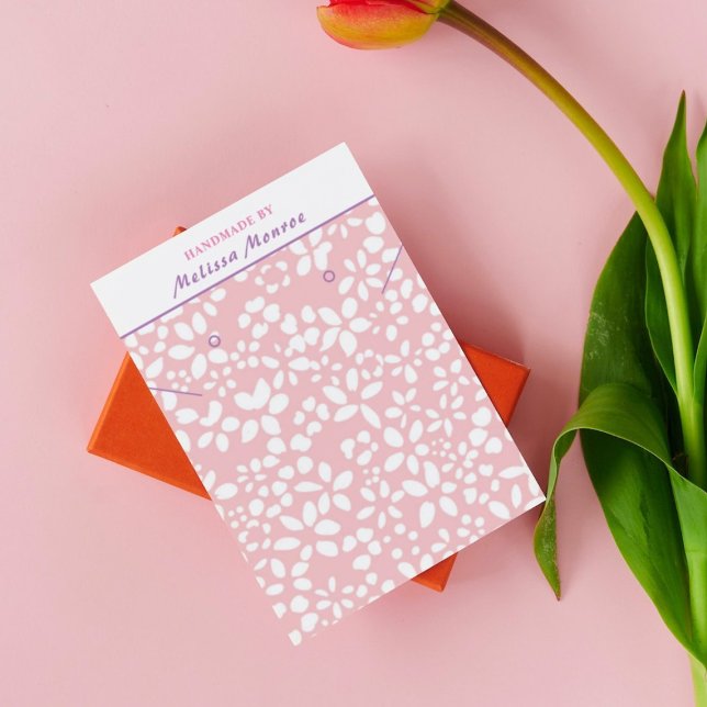 Nettoyer une carte d'affichage simple collier rose (Créateur téléchargé)