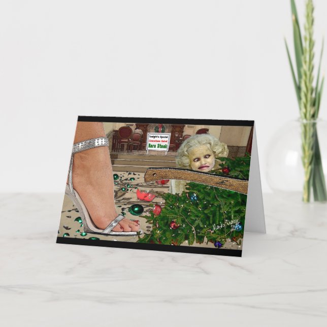 Nettoyez Ce Mess ! ! ! Carte de Noël (Devant)