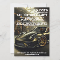 Neurodivergent Autiste Invitation de fête d'annive
