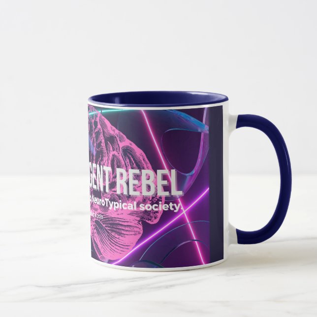 NeuroDivergent Rebel Refusant l'assimilation Mug (Droite)