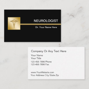 Neurologue Classy Cartes de visite Médicales