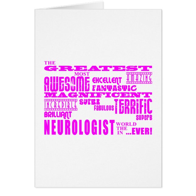 Neurologues de femmes : Plus grand neurologue rose (Devant)