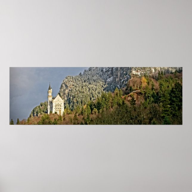 Neuschwanstein Castle - Germany - Poster 36x12 (Devant)