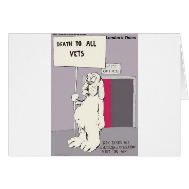 Neutered Dog Fights Back Funny Gifts & Tees (Devant horizontal)