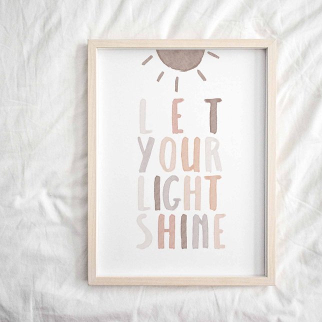 Neutre laissez briller votre affiche (Créateur téléchargé)