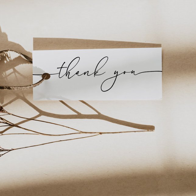 Neutre moderne noir Carte de remerciements d'affai (Créateur téléchargé)