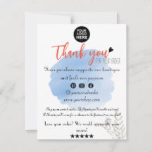 Neutres chic : Carte de remerciements minimaliste 