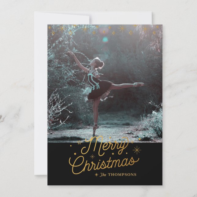 NEUVIÈME JOUR DE NOËL / Carte photo de Noël (Devant)