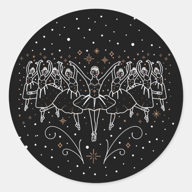 NEUVIÈME JOUR DE NOËL / Stickers Noël (Devant)