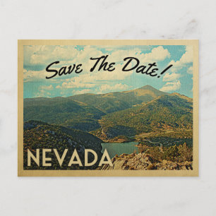 Nevada Enregistrer La Date Cartes Postales Vintage