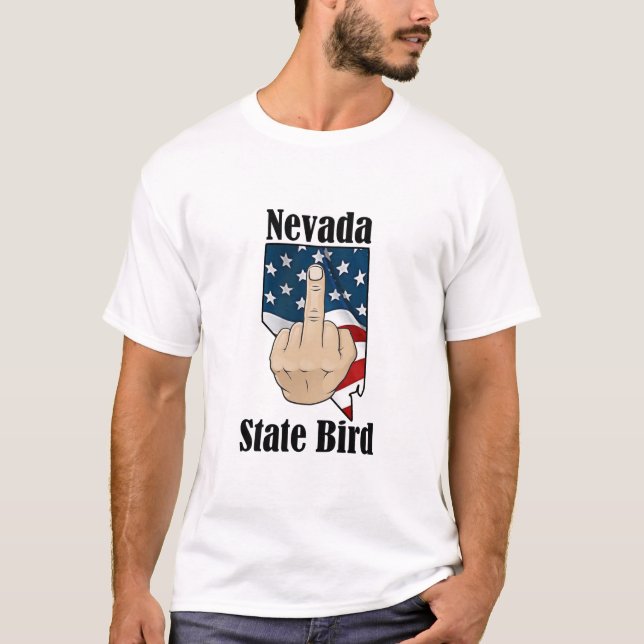Nevada State oiseau t-shirt majeur (Devant)
