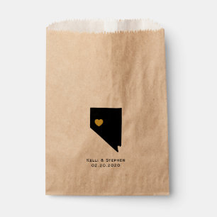 Nevada Wedding Favor Traite Sacs, Sacs Cadeaux