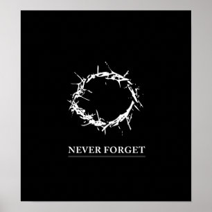 Never Forget - Poster (personnalisable)