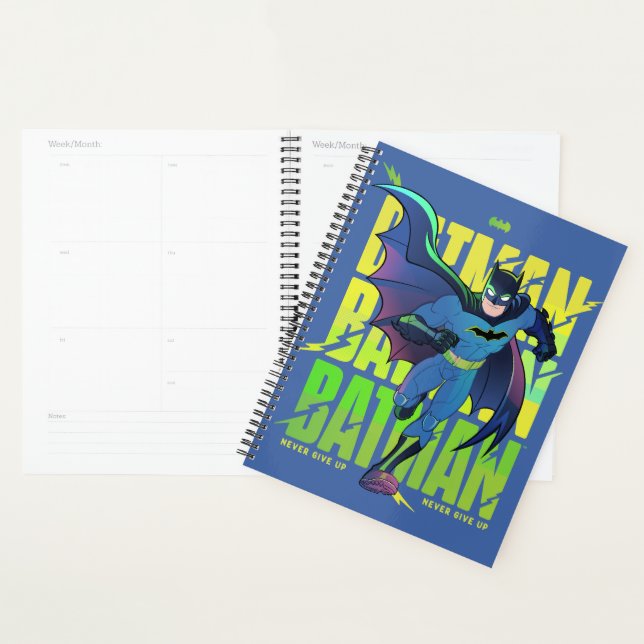 Never Give Up Batman Running Graphic (Devant avec enveloppe)