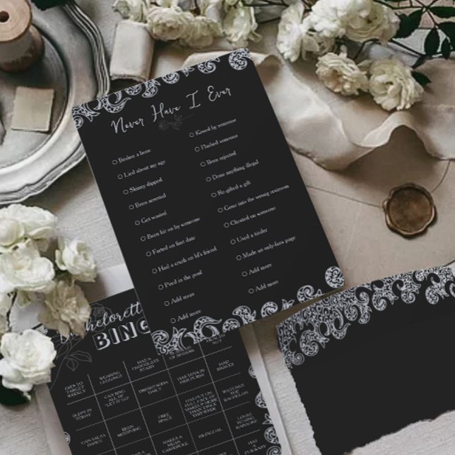 Never Have I Ever Gothic Bachelorette Party Game (Créateur téléchargé)