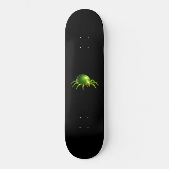 Nevoy Ryder Green Mite Logo Skateboard (Recto)