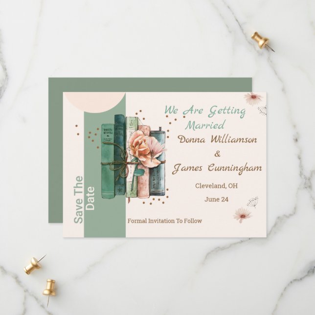  New Chapter Begins Save the Date (Devant/Arrière en situation)