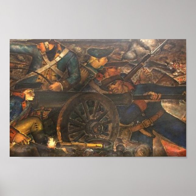 "New Deal" WPA Bannière Art Déco Imprimer (Devant)