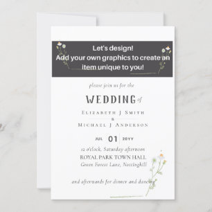 NEW ! Design Your Own Wedding Item