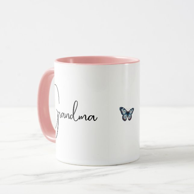 New Grandma Gift Mug Est 2026 | First Time Grandma (Devant gauche)