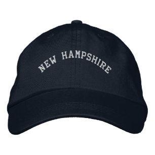 New Hampshire Brodé Casquette bleu marine