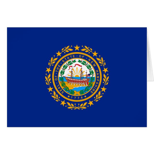 New Hampshire State Flag Design (Devant horizontal)