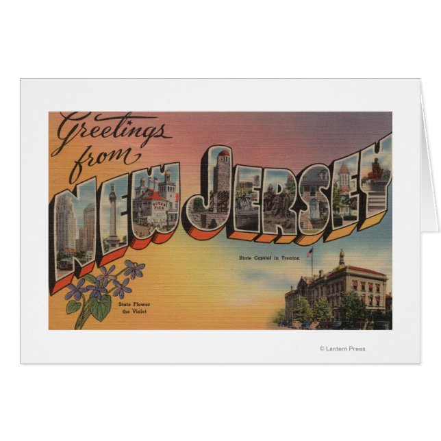 New Jersey (Capitale nationale/Fleur) (Devant horizontal)
