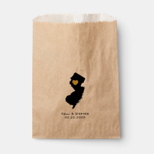 New Jersey Wedding Favor Treat Sacks, Sacs cadeaux