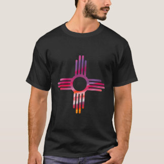 New Mexico Zia Symbole Art Imprimer Sweat - shirt 