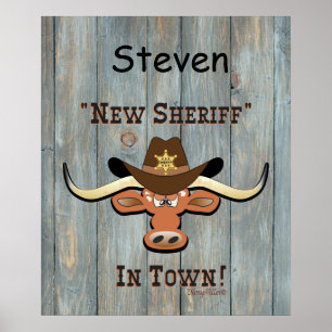 New Sheriff In Town, Poster Longhorn