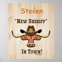 New Sheriff In Town, Poster Longhorn