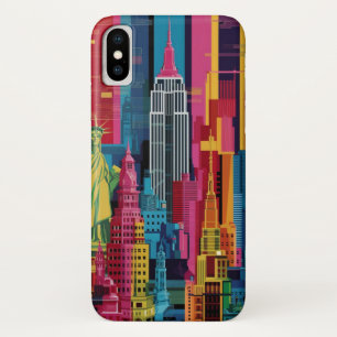 New York City dans le coque iphone de style dynami