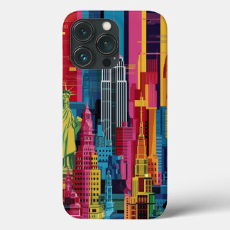 New York City dans le coque iphone de style dynami