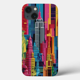 New York City dans le coque iphone de style dynami