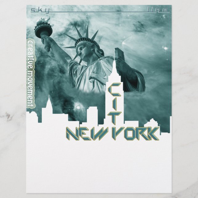 New York City Liberty Skyline (Devant)