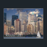 New York City Manhattan Skylne à la carte postale<br><div class="desc">New York City Manhattan Skylne à la carte postale</div>