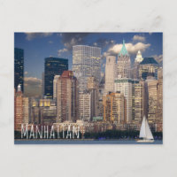 New York City Manhattan Skylne à la carte postale