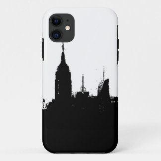 New York City Skyline Silhouette iPhone 5/5S Coque